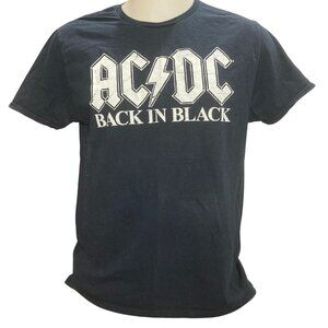 A/C D/C Back In Black S/S T-Shirt Large
